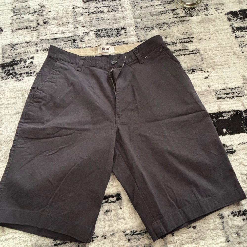 Joseph Abboud Charcoal Flat Front Shorts